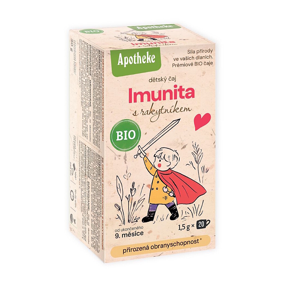 APOTHEKE Dětský čaj Imunita rakytník BIO 20 sáčků