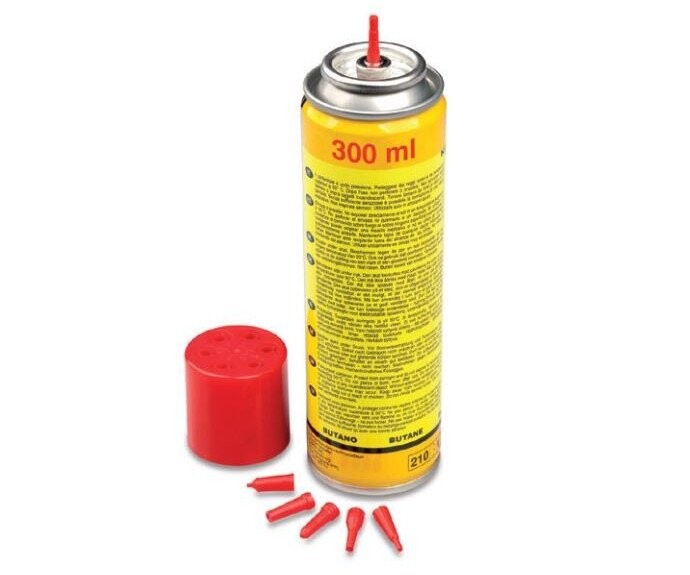 Plyn do zapalovačů butan 160g s adaptéry Kemper 10052