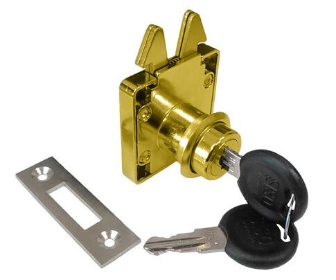 Zámek roletový s háčky X-855 Siso - mosaz