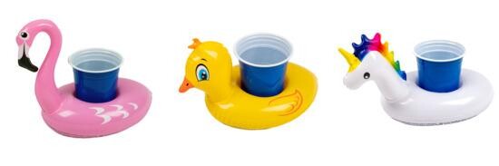 SUN CLUB Nafukovací držák na nápoje, MIX vzorů