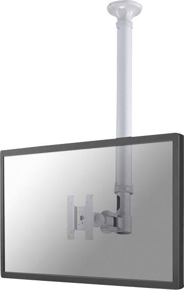 Neomounts FPMA-C100SILVER 1násobné stropní držák na monitor 25,4 cm (10) - 76,2 cm (30) stříbrná nastavitelná výška, naklápěcí, nakláněcí, otočný