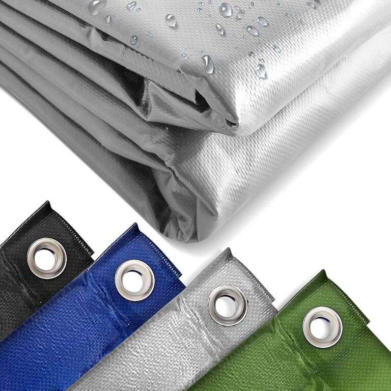 Jago 87841 JAGO Plachta 650 g/m², hliníková oka, šedá, 4 x 5 m