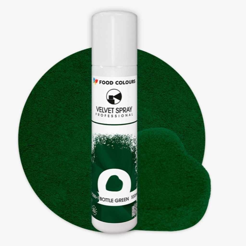 Food Colours Sametový sprej Bottle Green 100ml