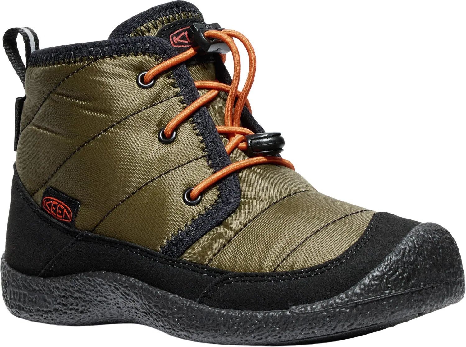 Keen HOWSER II CHUKKA WP YOUTH dark olive/gold flame Velikost: 32/33