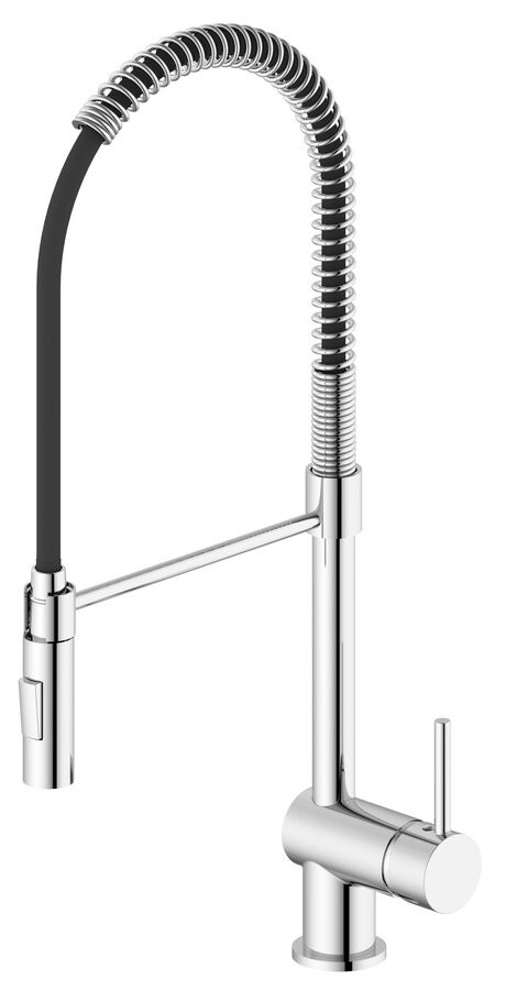 SAPHO MOOVAN stojánková dřezová baterie se sprškou, chrom FF125