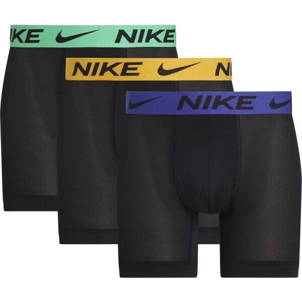 Nike DRI-FIT ESSENTIAL MICRO BOXER BRIEF 3PK Pánské boxerky, černá, velikost XXL