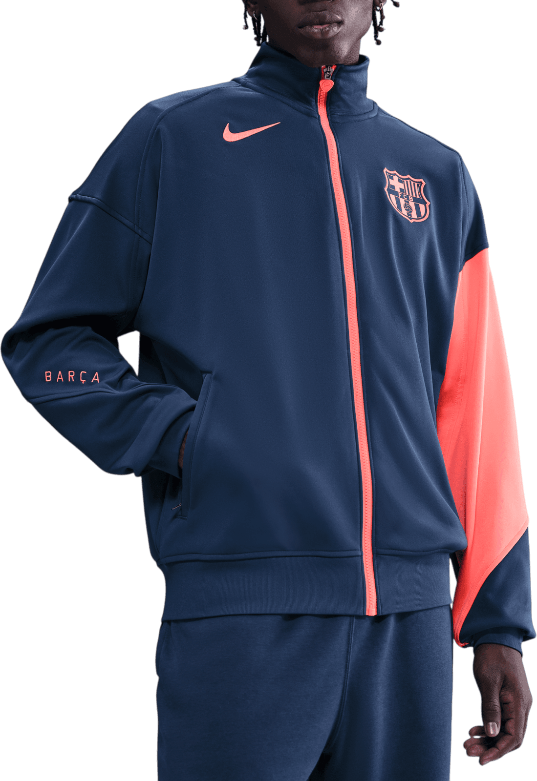 Bunda Nike  Dri-FIT Total 90 FC Barcelona Soccer Anthem Jacket 2025/26