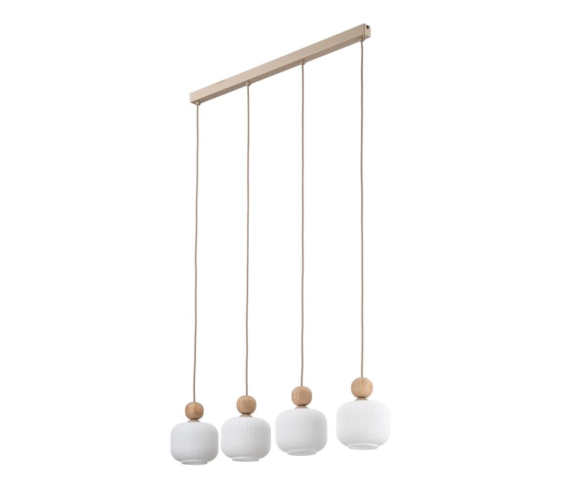 Lustr na lanku BALLO 4xE14/10W/230V béžová