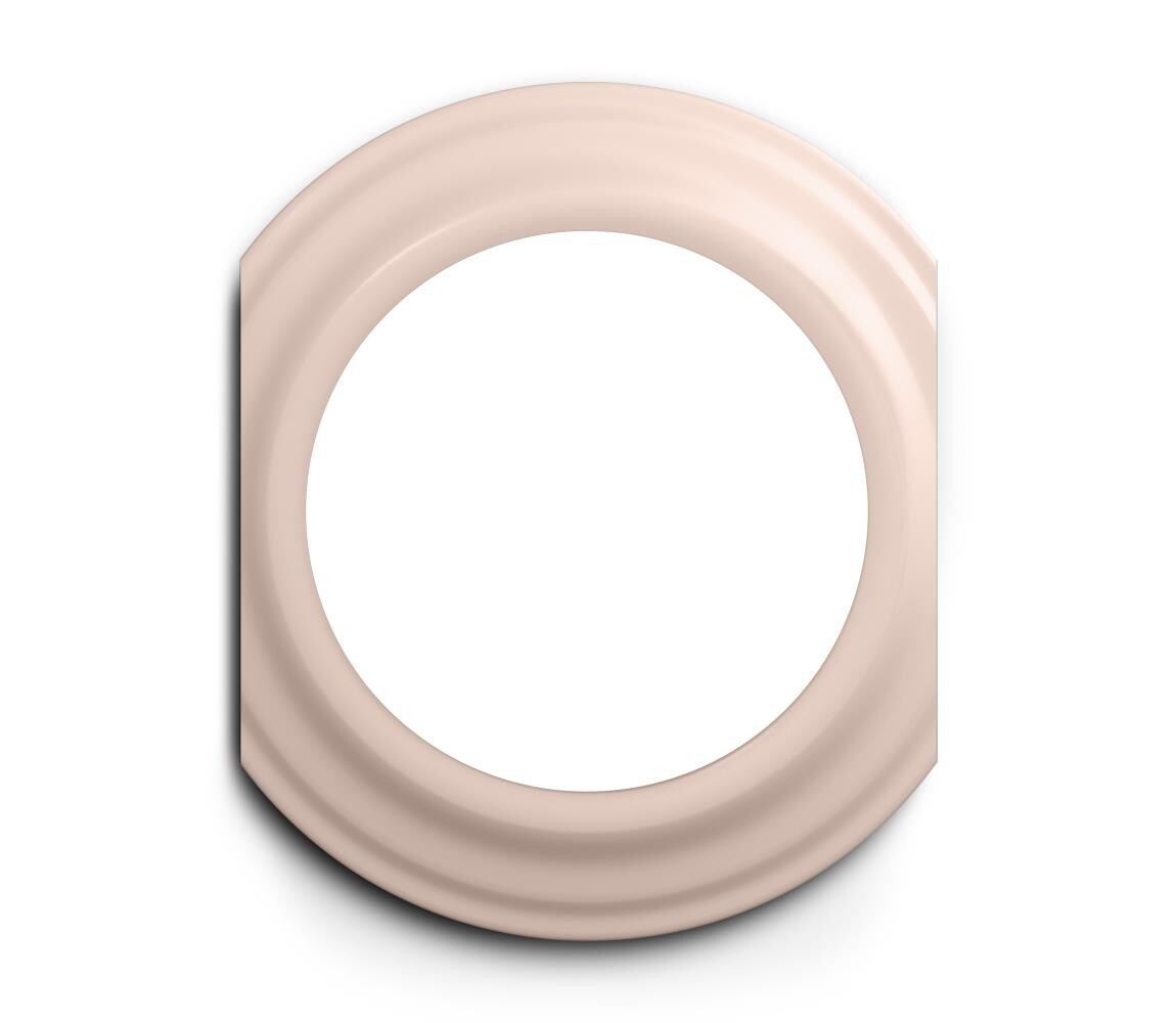 lap lap - Retro rámeček středový starorůžová