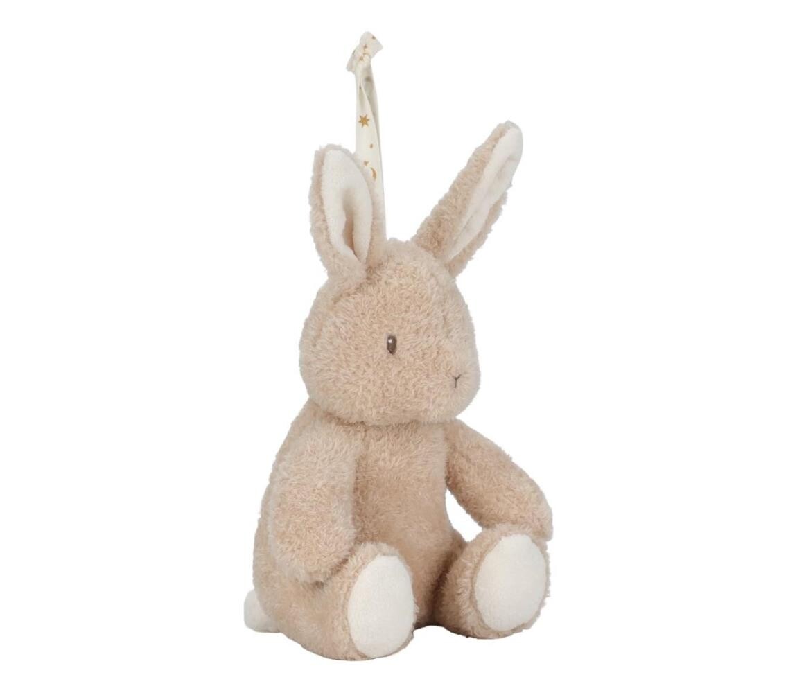 Little Dutch Little Dutch - Usínáček s melodií a světlem Newborn Naturals králíček