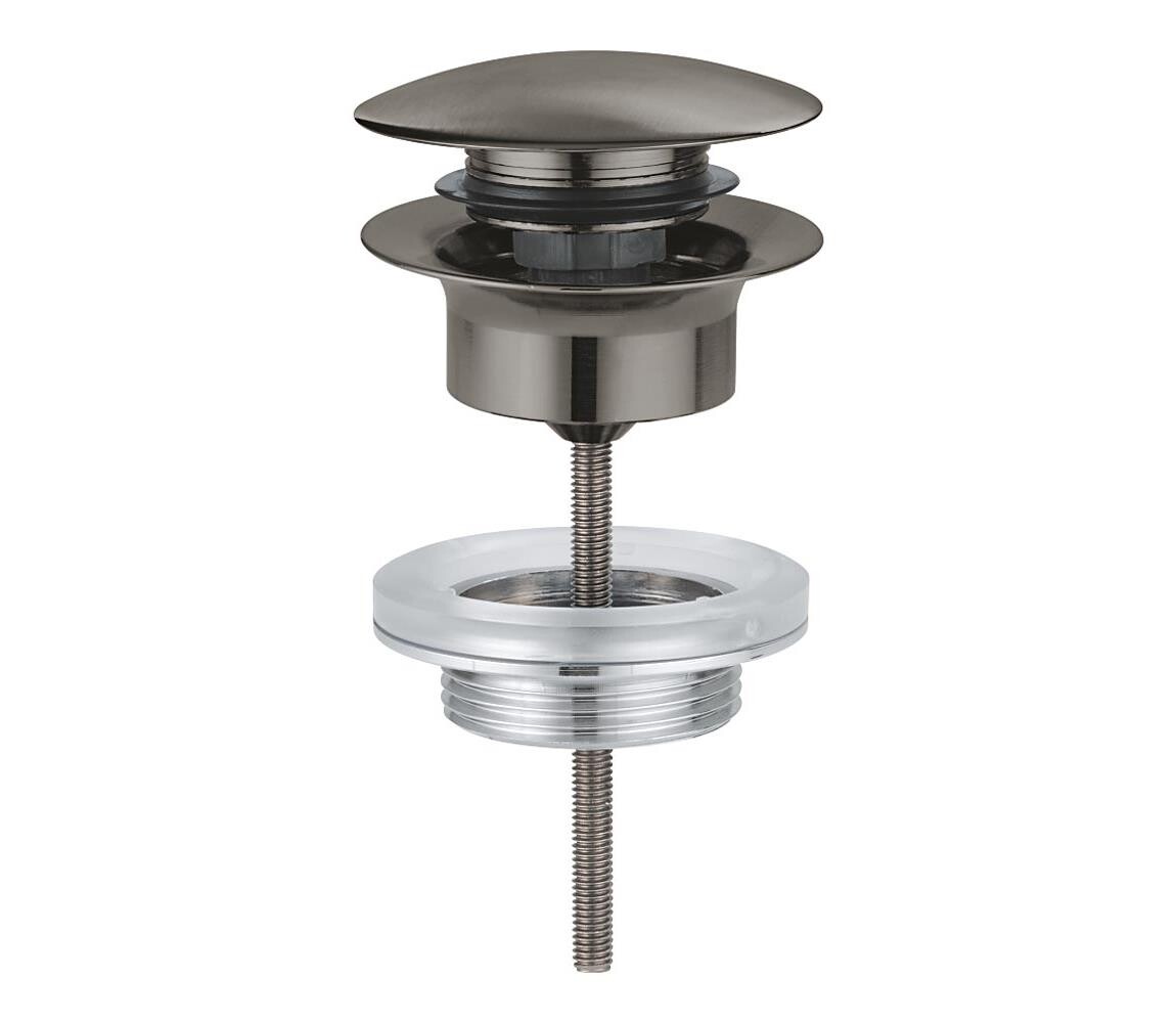 GROHE GROHE 65807AL0 - Odpadová souprava pro umyvadla s přepadem grafit