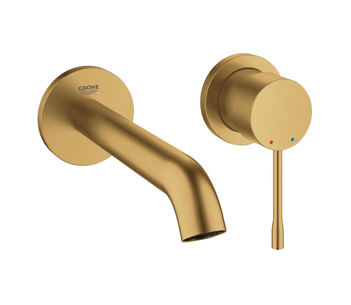 GROHE GROHE 19408GN1 - Umyvadlová baterie ESSENCE 183 mm zlatá