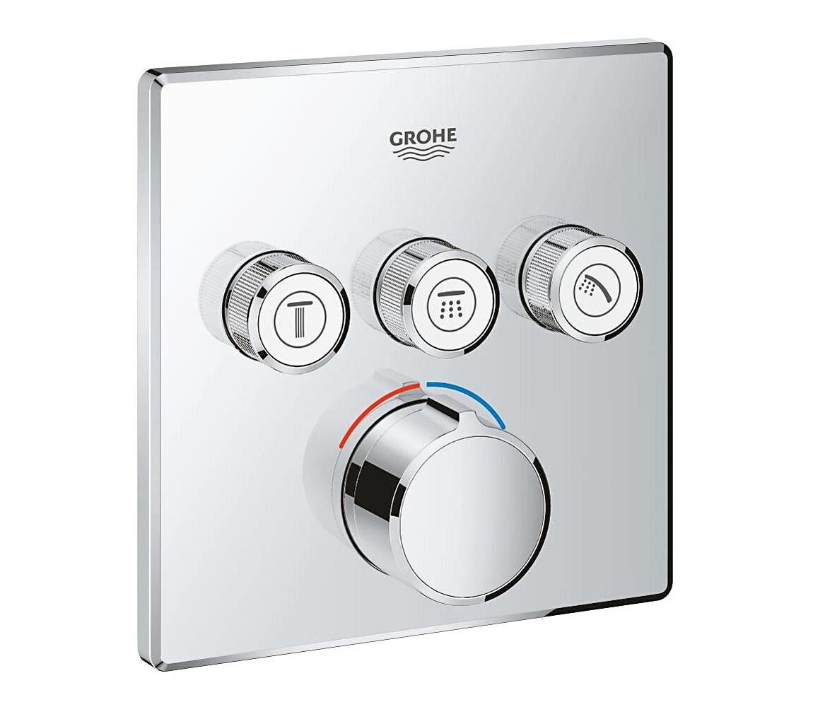 GROHE GROHE 29149000 - Krytka podomítkové baterie SMARTCONTROL 158 × 158 mm chrom