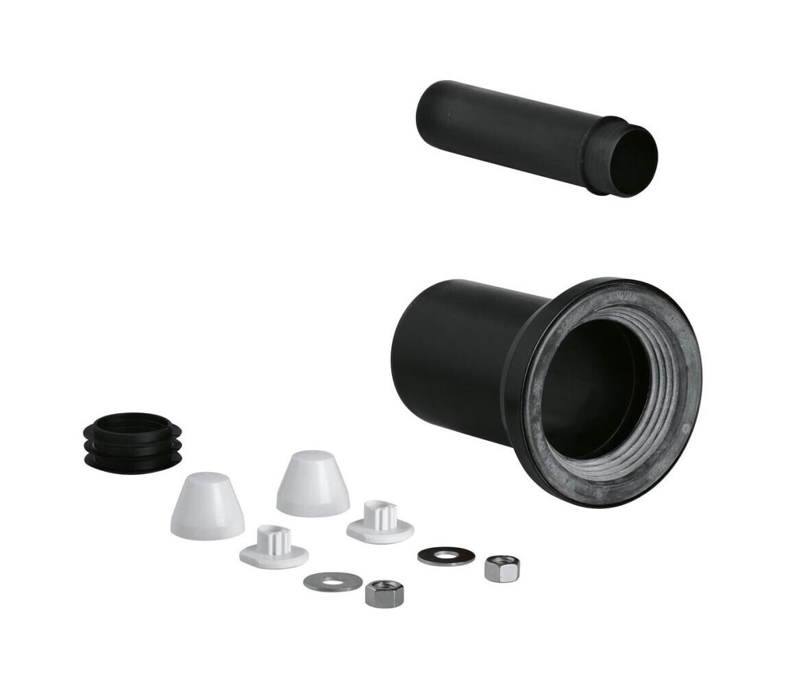 GROHE GROHE 37311K00 - Přívodná a odvodná souprava pro WC 150 mm černá