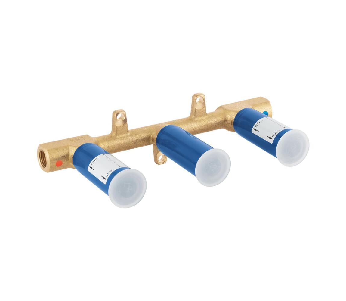 GROHE GROHE 29025002 -Univer. podom. těleso pro tříotvorovou umyvadlovou baterii mosaz