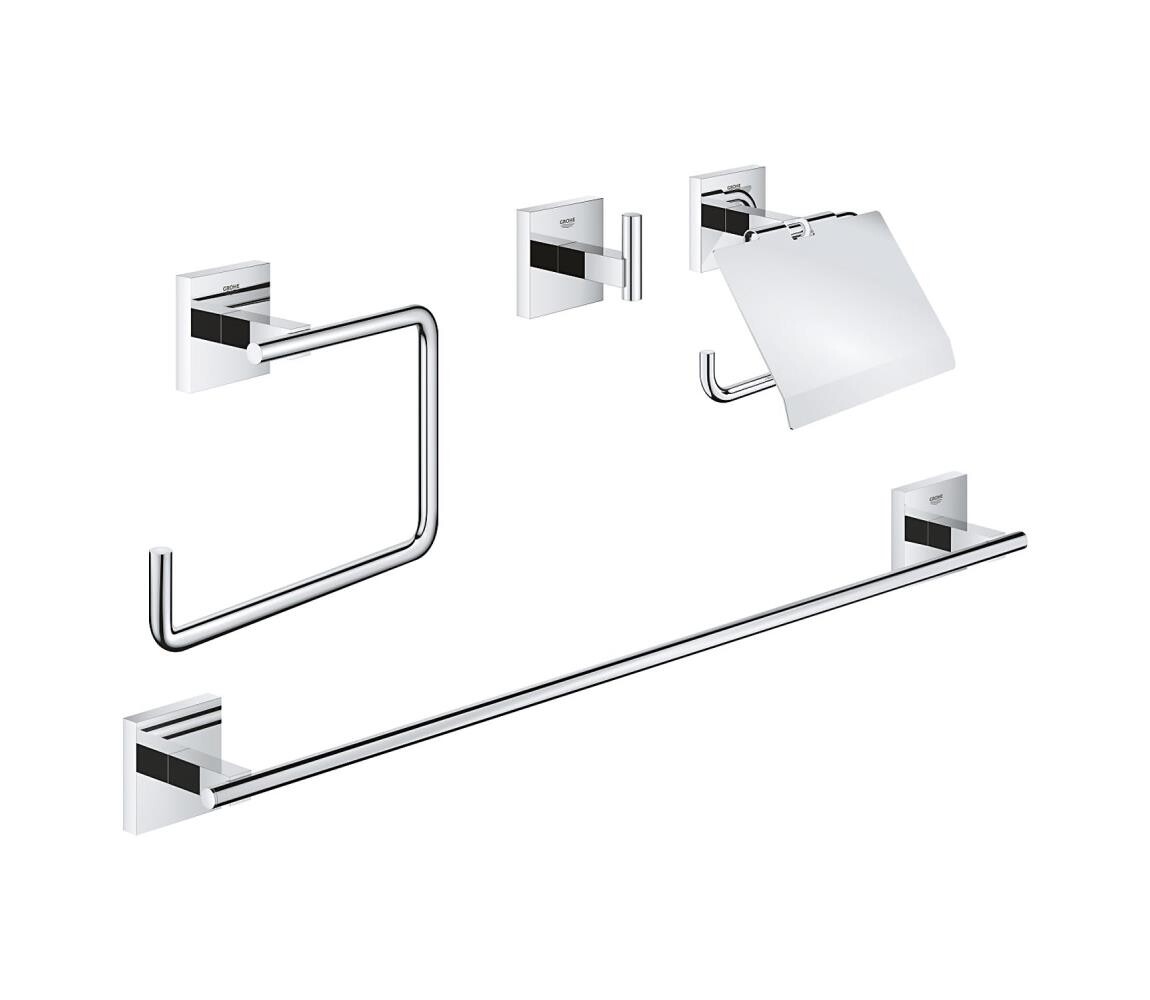 GROHE GROHE 41115000 - Sada doplňků START CUBE 558 mm lesklý chrom