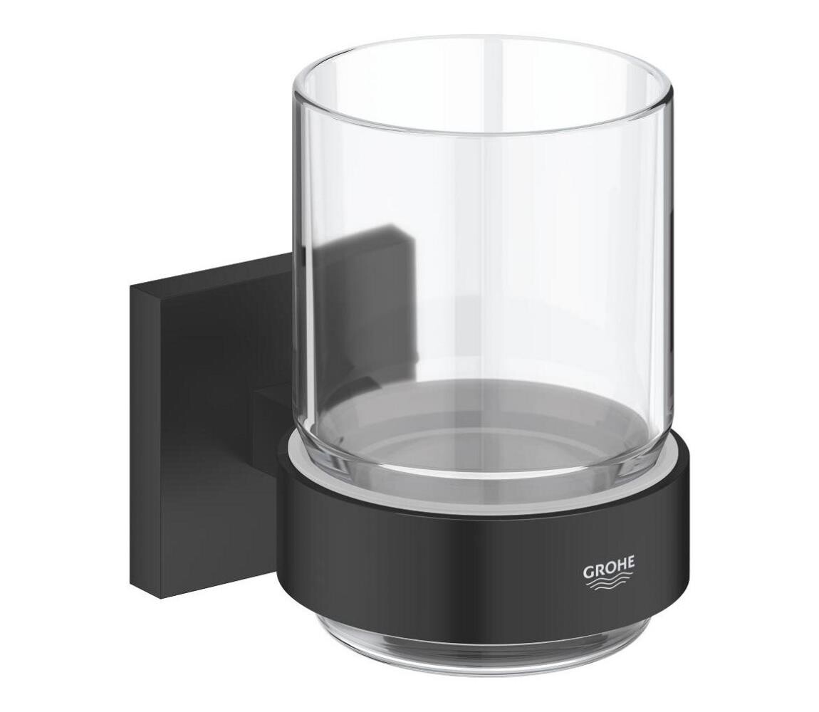GROHE GROHE 410972430 - Sklenička s držákem START CUBE černá