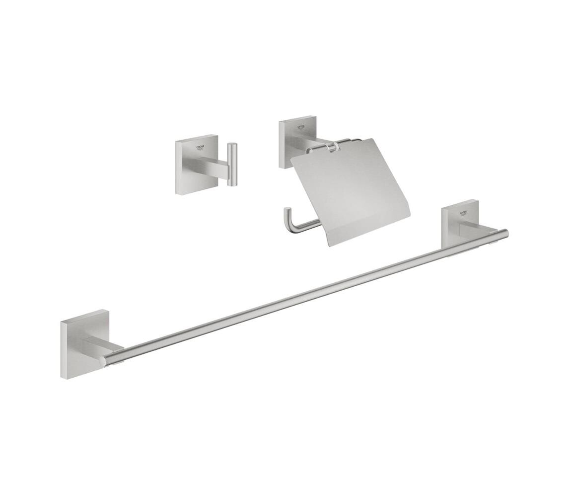 GROHE GROHE 41124DC0 - Sada doplňků START CUBE 558 mm nerez