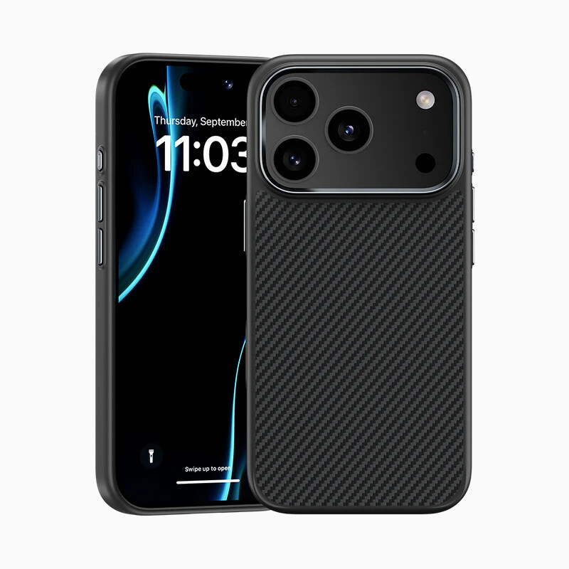 Zadní kryt Benks Magnetic Armor Pro Kevlar Metal Frame 600D (A069) pro iPhone 17 Pro black