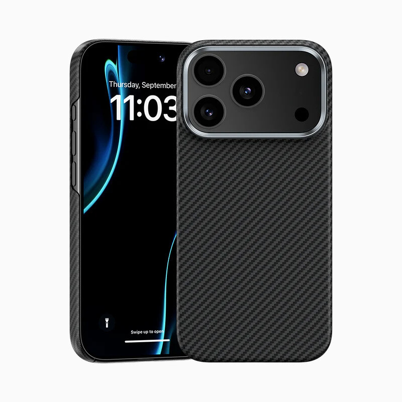Zadní kryt Benks Magnetic Armor Air Kevlar Metal Frame 600D (0069) pro iPhone 17 Pro black