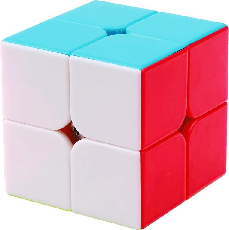 Rubikova kostka - 2x2x2 - Bez nálepek