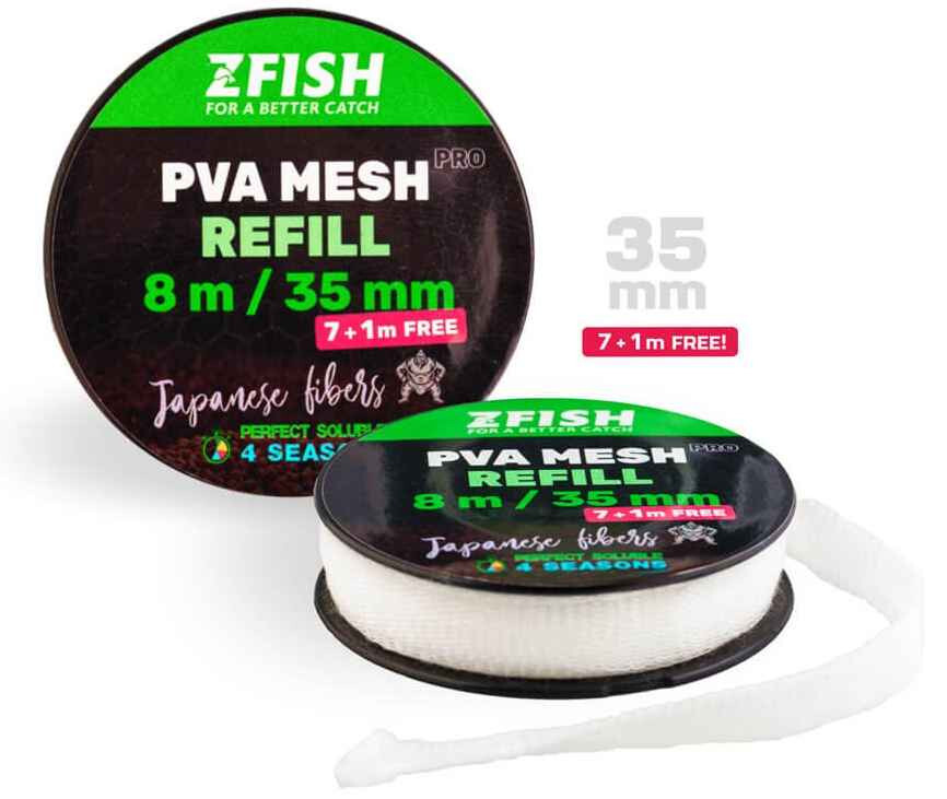 Zfish punčocha PVA PRO Refill 35 mm / 7 + 1 m zdarma!