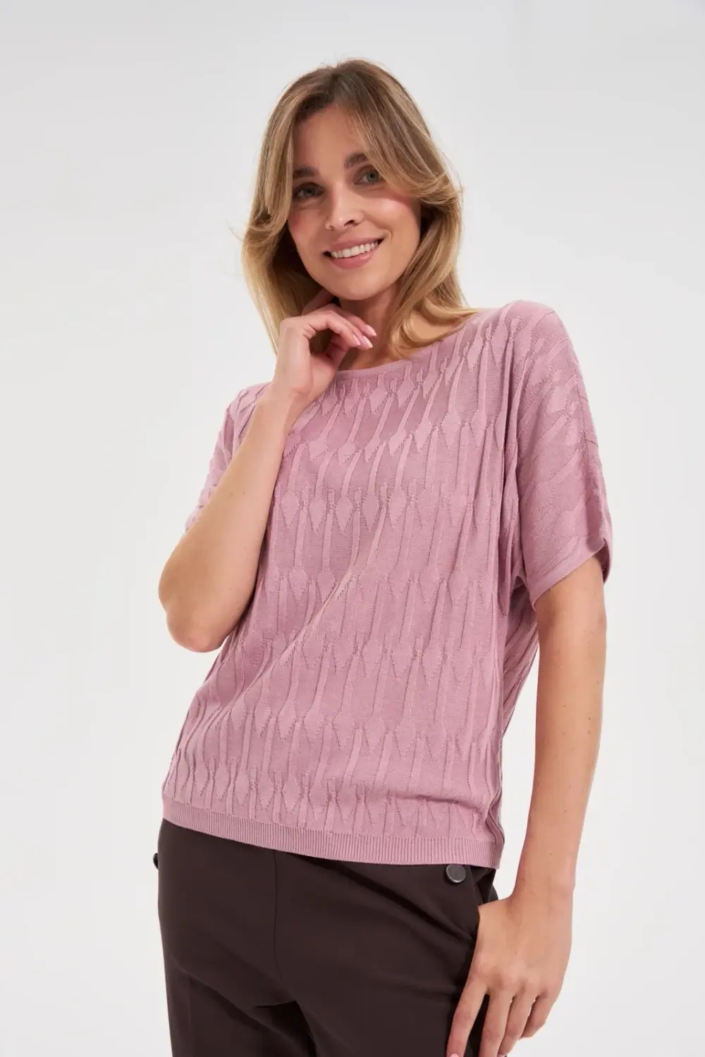 Marisse WOMEN'S SWEATER Z-SW-4803 L.PINK