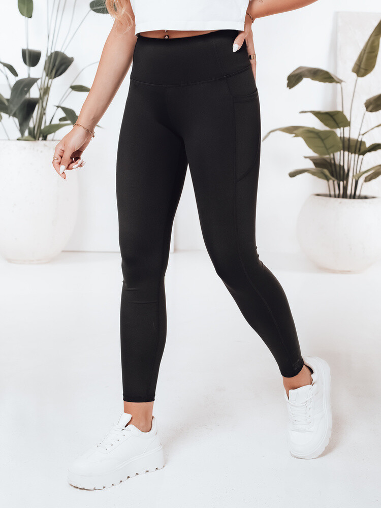 amskie legginsy sportowe LEGGIVIBE czarne Dstreet