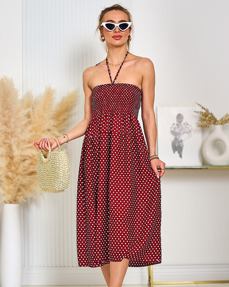 Resti Women's knee-length polka dot dress