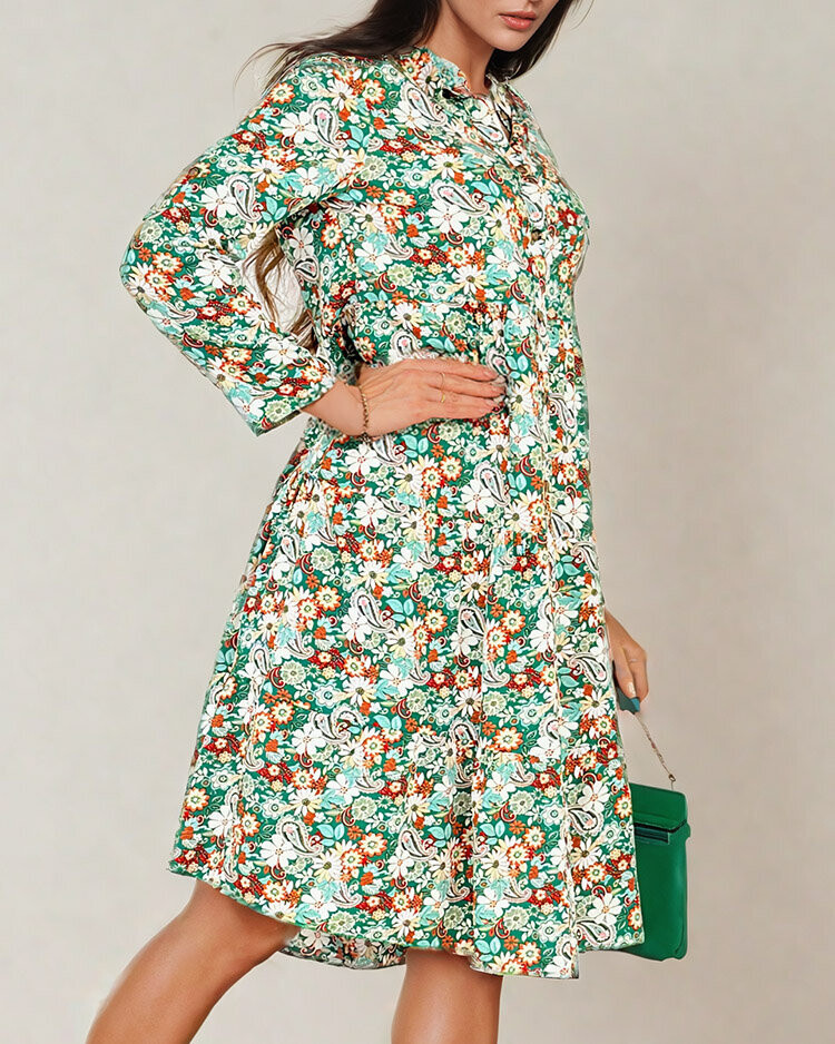 Resti Women's midi patterned dress