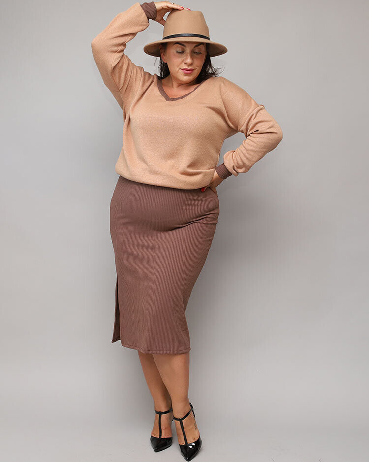 Resti Casual women's set in brown