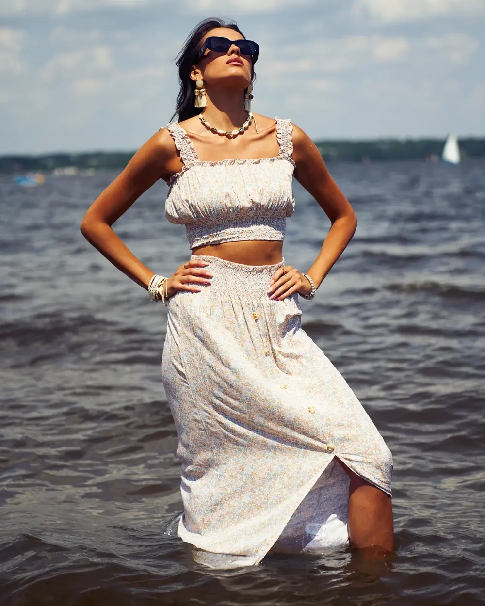 Resti Women's floral set in yellow