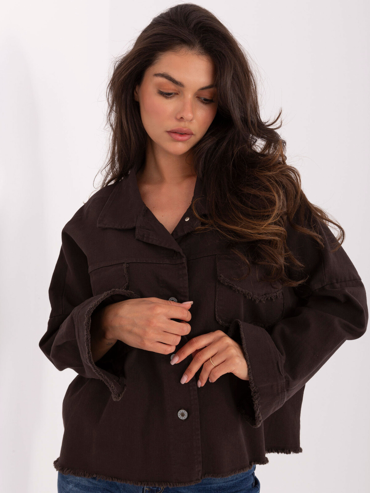 Shirt-IT-KS-FL5779.87-dark brown