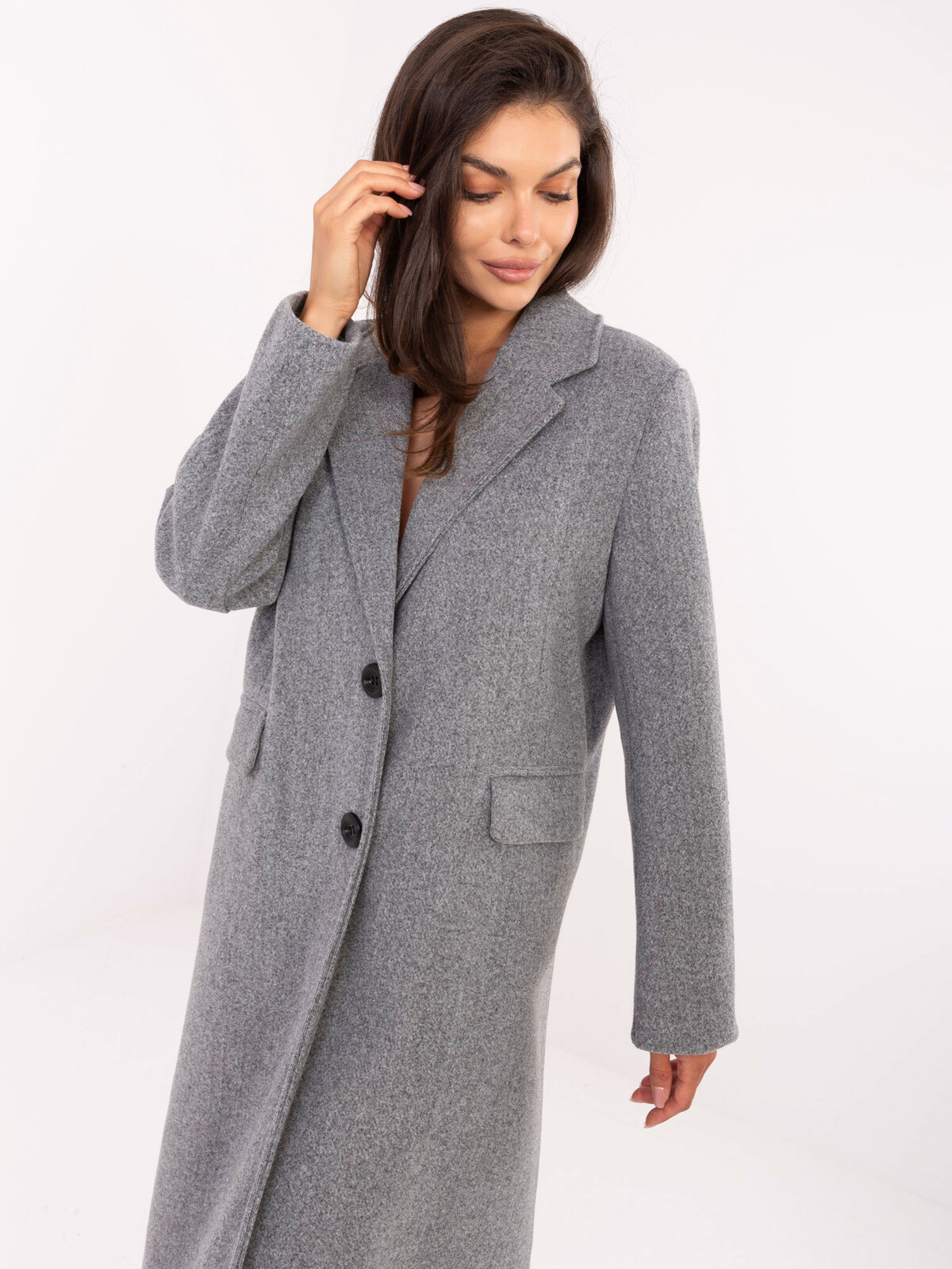 Coat IT-PL-80320.65-grey