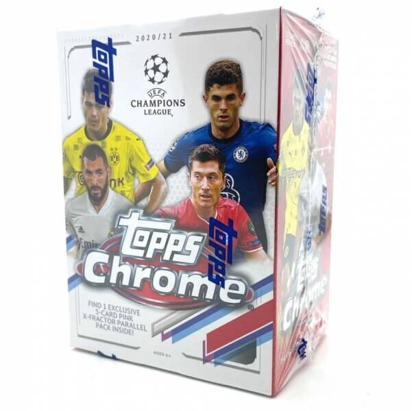2020-2021 Topps UEFA Champions League Chrome Value Box - fotbalové karty