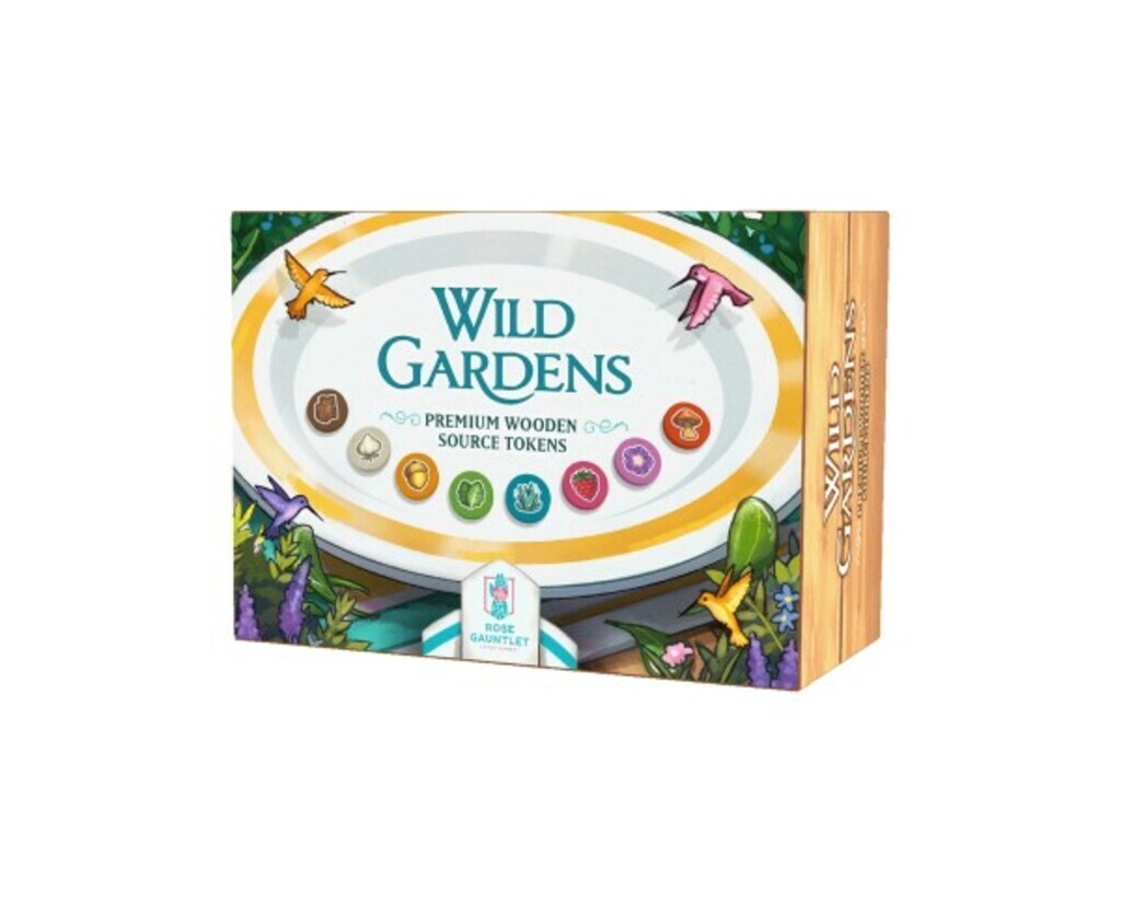 Rose Gauntlet Wild Gardens: Premium Wooden Source Token Pack