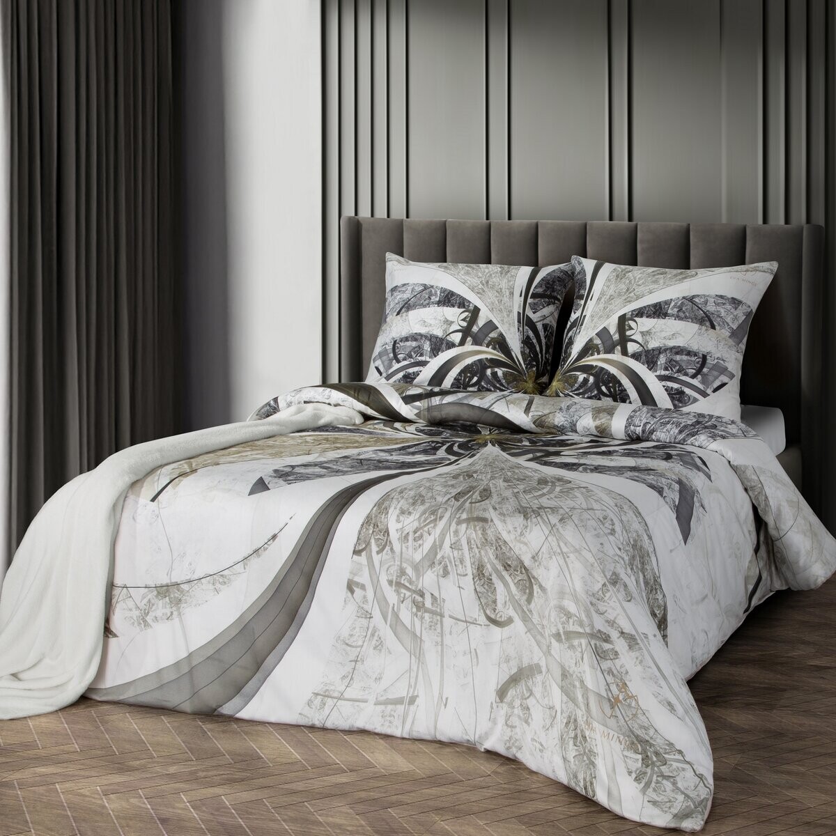 Luxusní povlečení CHARIS 100% bavlna 1x 220x200 cm, 2x povlak 70x80 cm francouzské povlečení MyBestHome