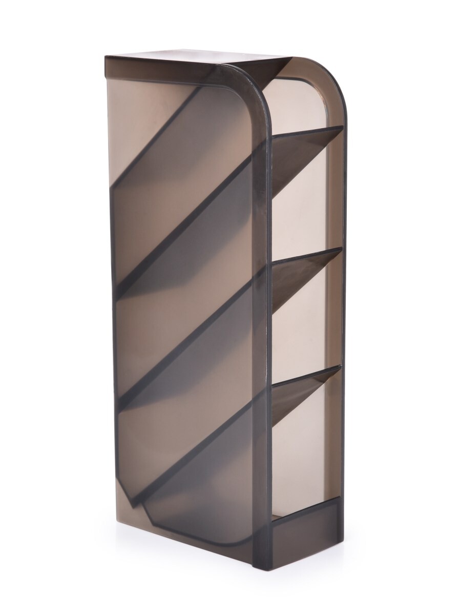 OFFICE | kancelářský organizér s pěti přihrádkami | stojan na psací a kancelářské potřeby | kouřový