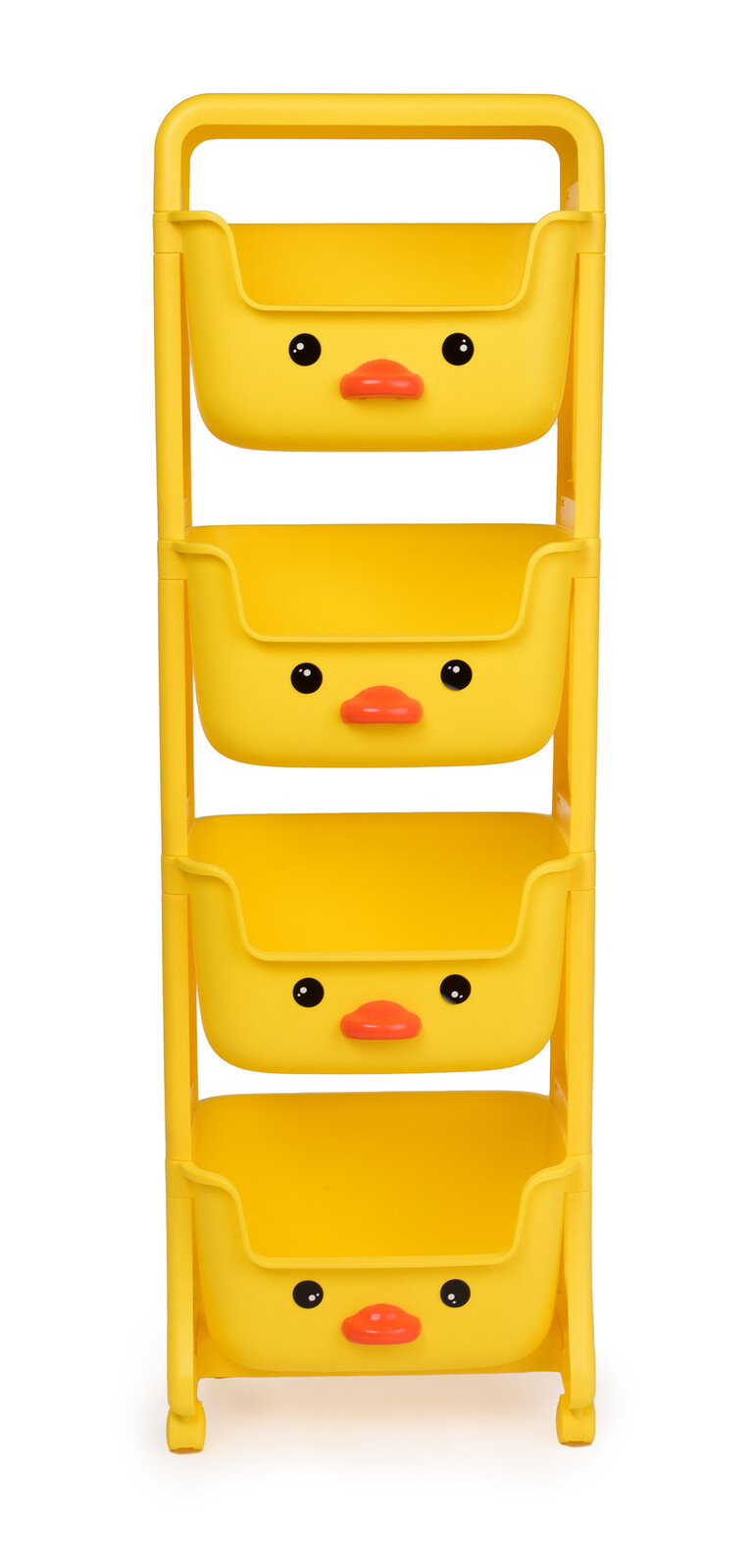 KAČENKA | 4patrový regál s hlubokými boxy | dětský úložný boxový regál ve tvaru kačenky | výška 123 cm