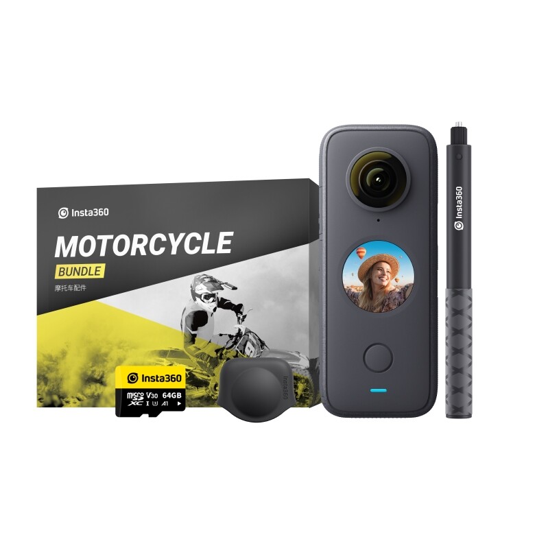 Insta360 - ONE X2 Černá - motocyklový kit