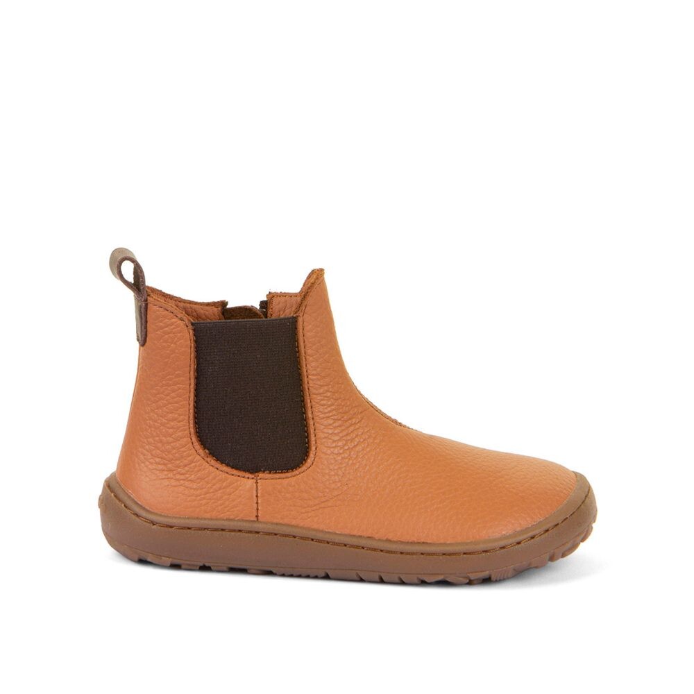 FRODDO KOTNÍKOVÉ CHELYS II Cognac Barefoot chelsea boty - 37
