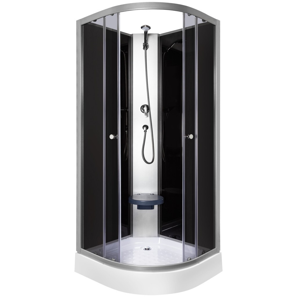 KERRA Sprchový kout Evora 80 (černý) 5907548118820