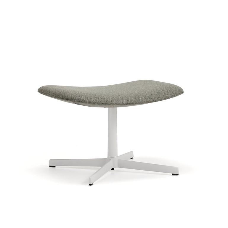 Podnožka LANGLEY, bílá/zelenošedá