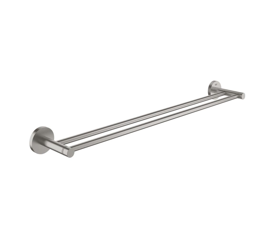 GROHE GROHE 41203DC0 - Dvouramenný držák na ručníky START 654 mm nerez