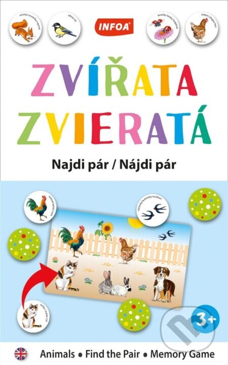 Najdi pár - Zvířata / Nájdi pár - Zvieratá - INFOA