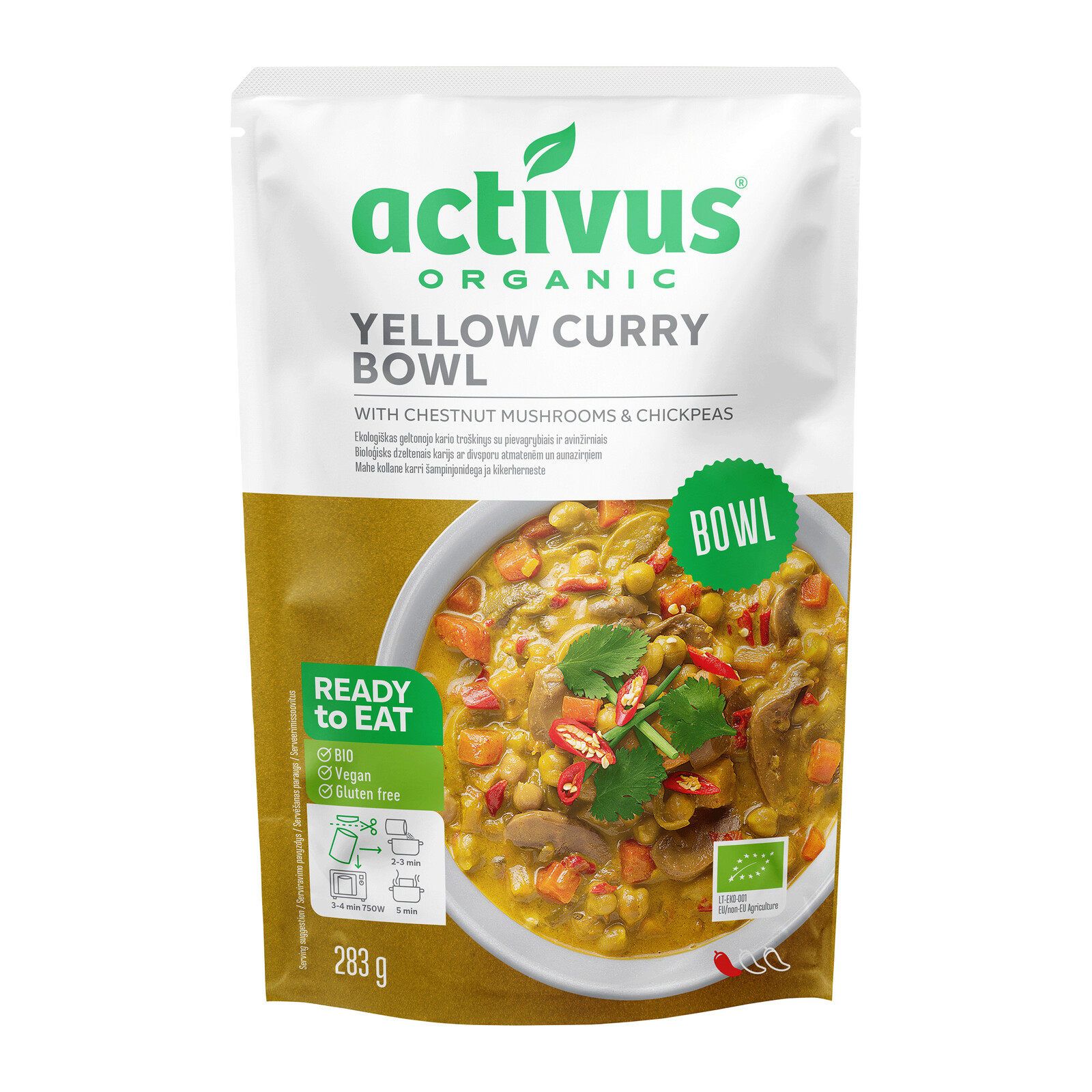 Activus Yellow curry bowl, 283 g