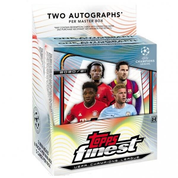 2020-2021 Topps Champions League Finest Soccer UEFA Hobby Box