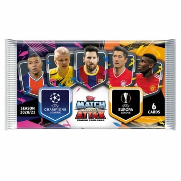 2020-2021 Topps Match Attax Booster balíček