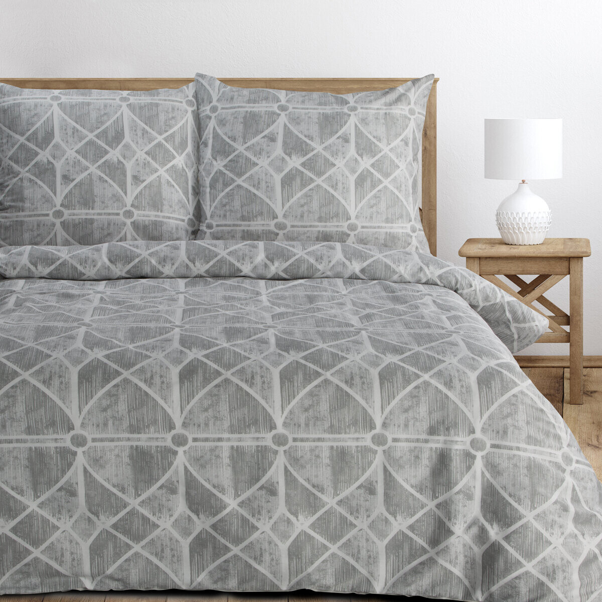 Povlečení GEOMA I. 100% bavlna 1x 220x200 cm, 2x povlak 70x80 cm francouzské povlečení MyBestHome