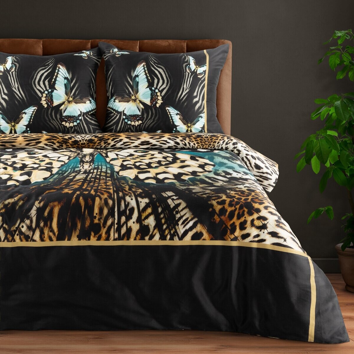 Luxusní povlečení HENNY I. 100% bavlna 1x 220x200 cm, 2x povlak 70x80 cm francouzské povlečení MyBestHome